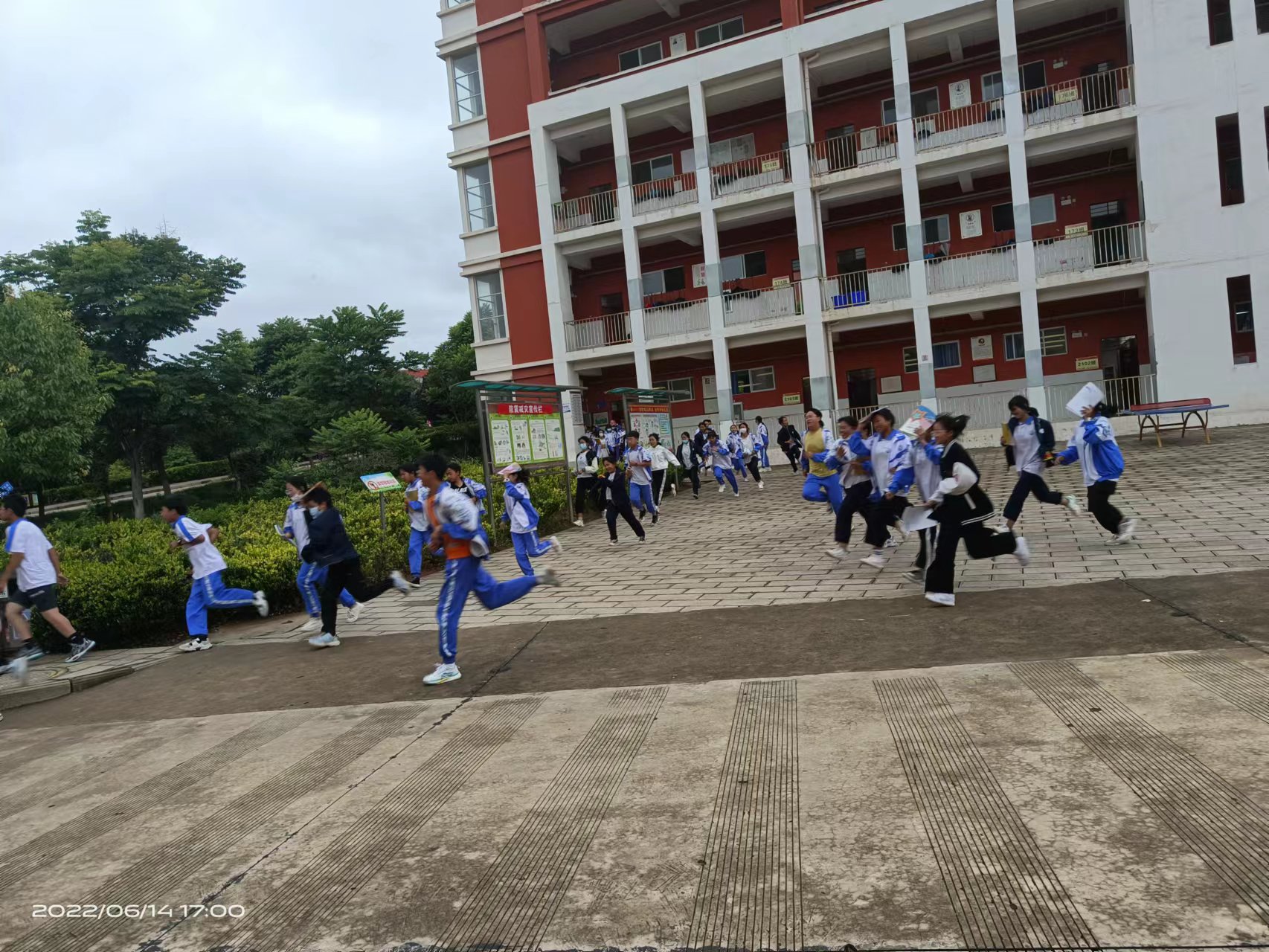 南华县民族中学扎实开展地震科普携手同行五个一活动